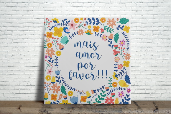 Azulejo Decorativo Mais Amor Por Favor