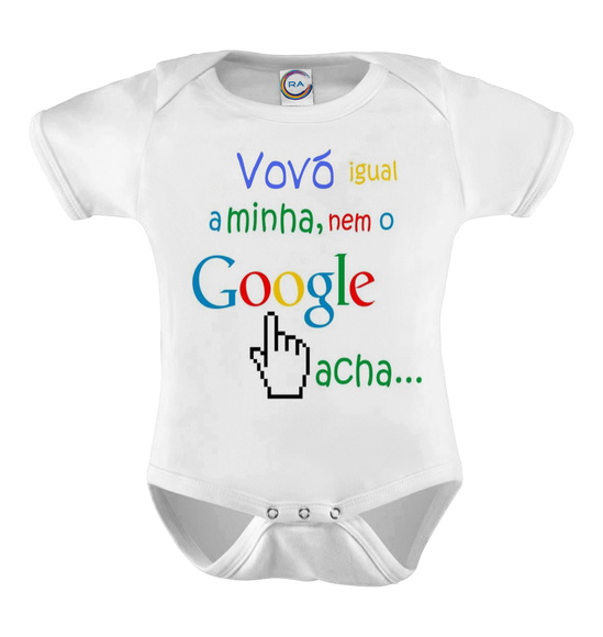 Body Infantil Vovó Igual a Minha