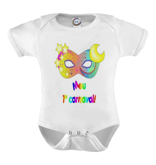 Body Infantil Meu Primeiro Carnaval