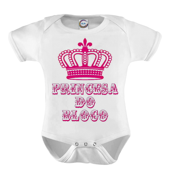 Body Infantil Princesa do Bloco