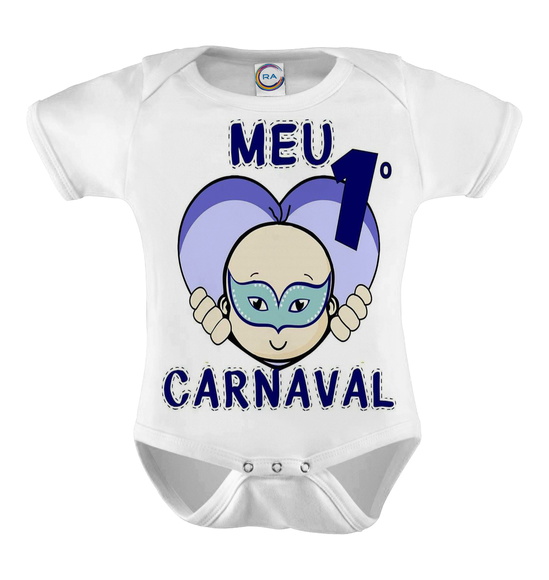 Body Infantil Meu Primeiro Carnaval - Imagem 2