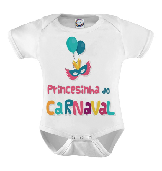 Body Infantil Princesinha do Carnaval
