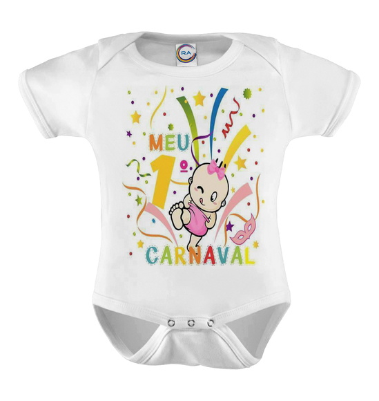 Body Infantil Meu Primeiro Carnaval