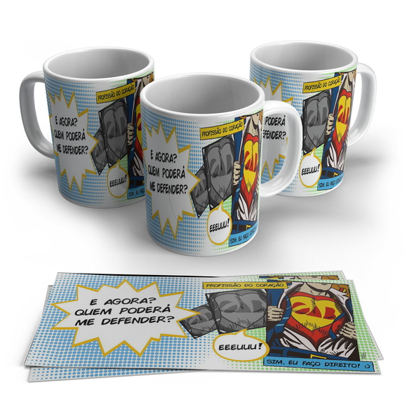 Caneca Eu Faço Direito