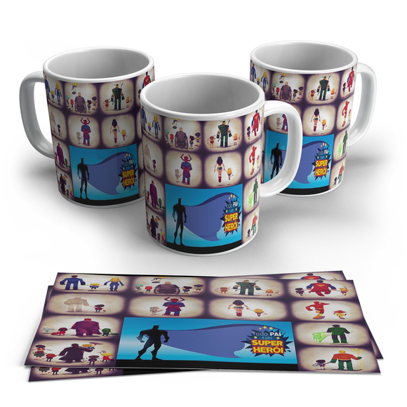 Caneca Todo Pai é Super Herói