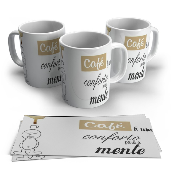 Caneca Café um Conforto para Mente