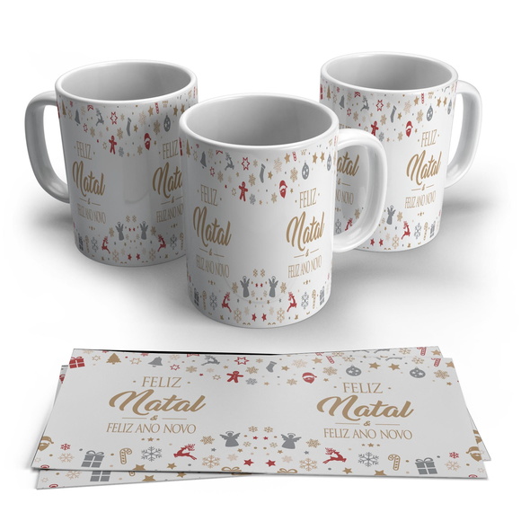 Caneca Feliz Natal Feliz Ano Novo