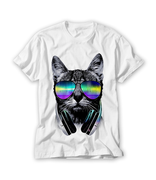 Camiseta Gato Estiloso