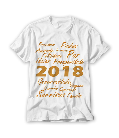 Camiseta Ano Novo
