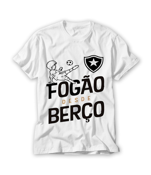 Camiseta Fogão desde Berço