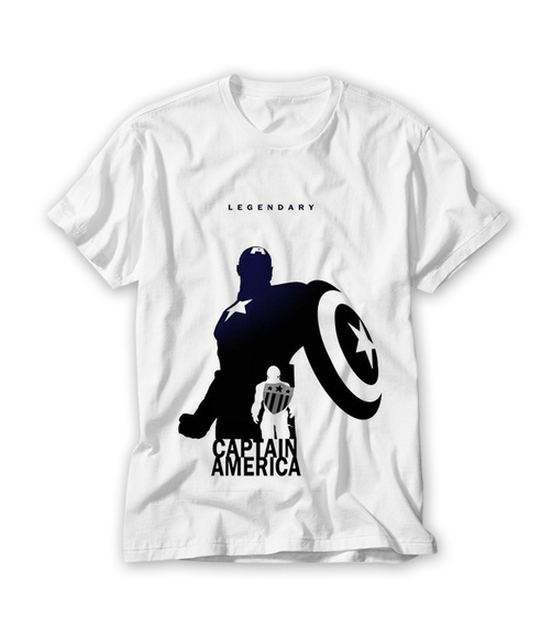 Camiseta Super Heróis-Capitão América