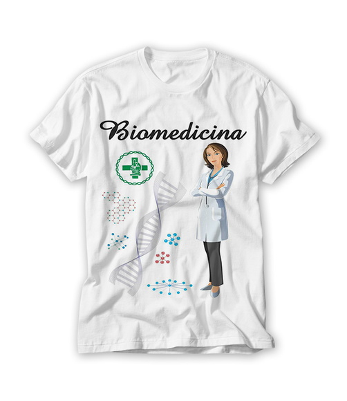 Camiseta Profissão - BioMedicina