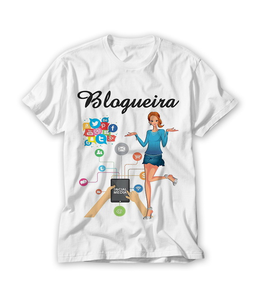 Camiseta Profissão - Blogueira
