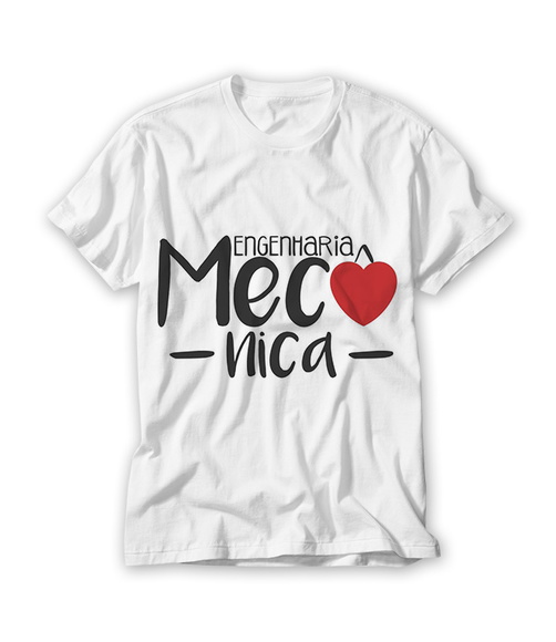 Camiseta Profissão - Engenharia Mecânica