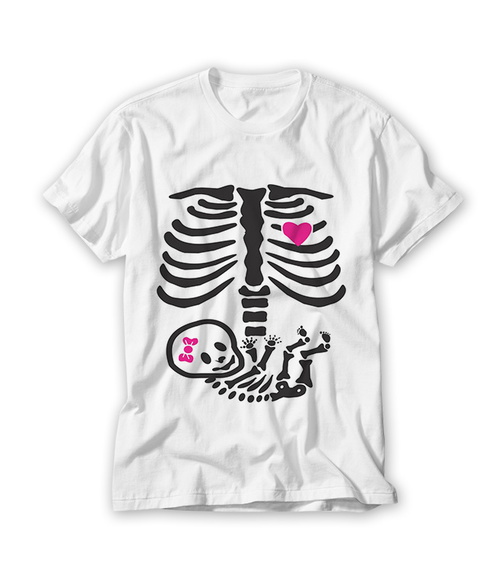 Camiseta Gestante Raio X
