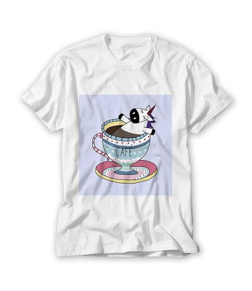 Camiseta Unicórnio Café