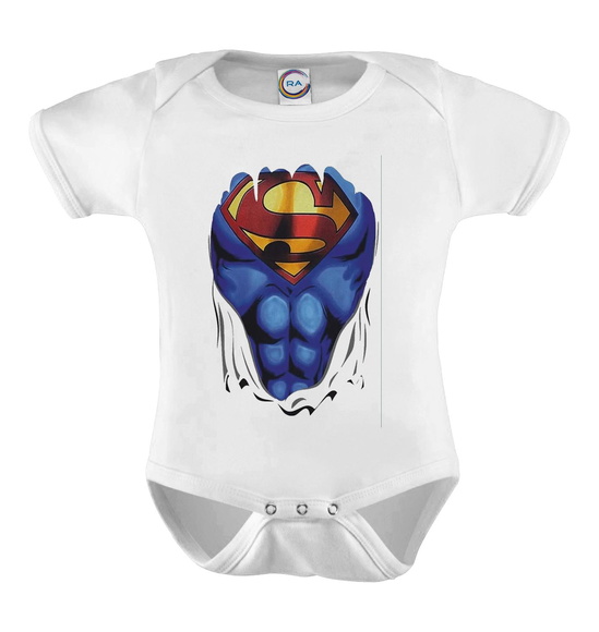 Body Infantil Super Homem