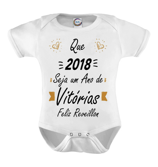 Body Infantil Ano Novo