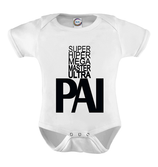 Body Infantil Super Pai