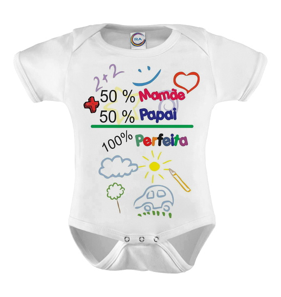 Body Infantil Papai e Mamãe