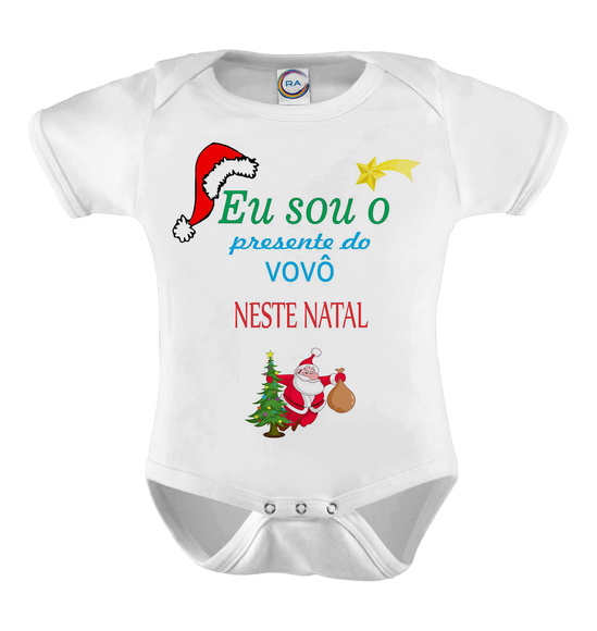 Body Infantil Eu Sou o Presente do Vovô