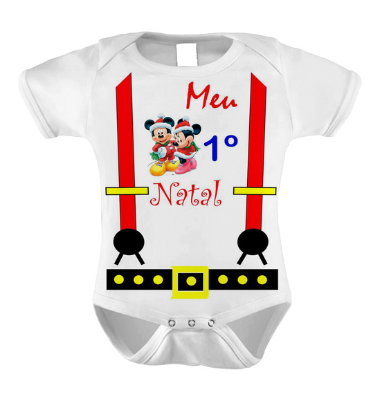 Body Infantil Meu Primeiro Natal
