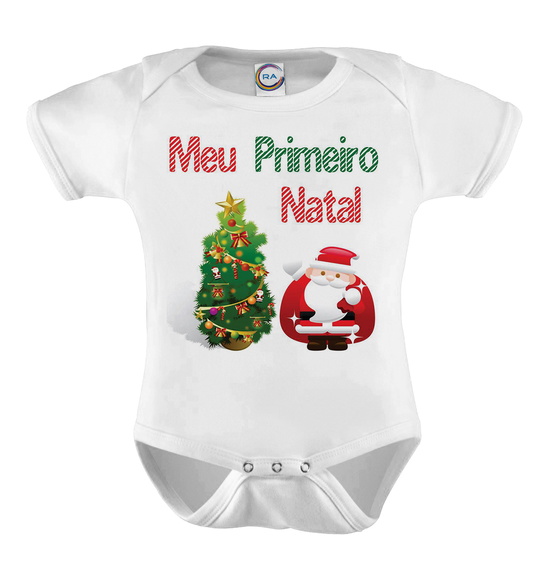Body Infantil Meu Primeiro Natal