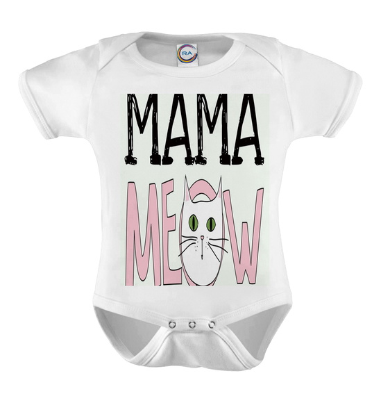 Body Infantil Mama Meow