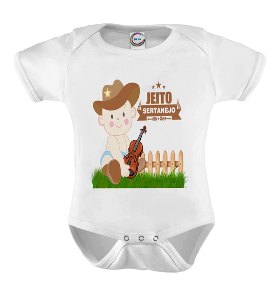 Body Infantil Jeito Sertanejo de Ser