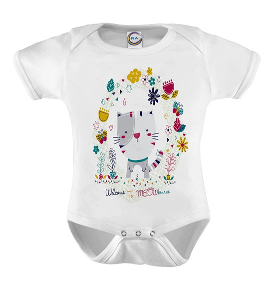 Body Infantil Gatinho