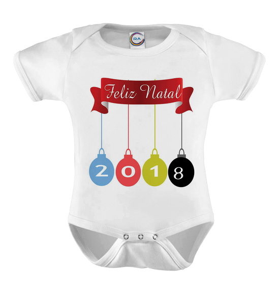 Body Infantil Feliz Natal