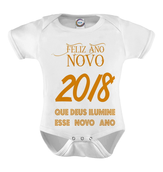 Body Infantil Ano Novo