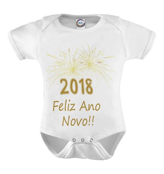 Body Infantil Ano Novo