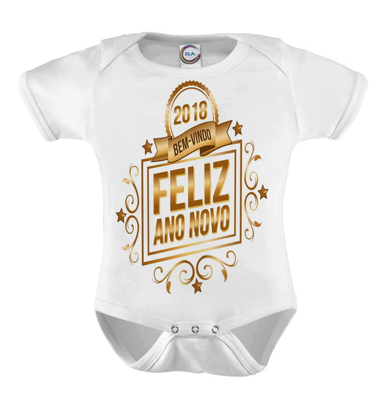 Body Infantil Ano Novo