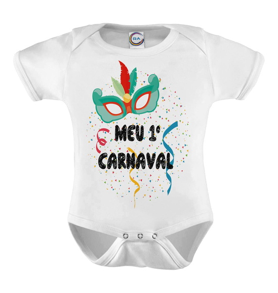 Body Infantil Meu Primeiro Carnaval
