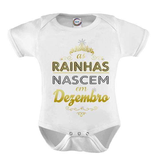 Body Infantil As Rainhas Nascem em Dezembro