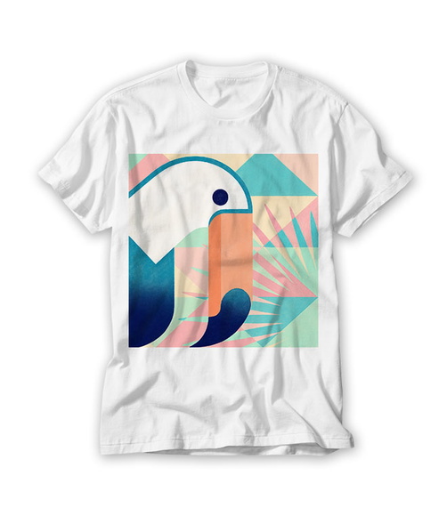 Camiseta Estampada com Pelicano