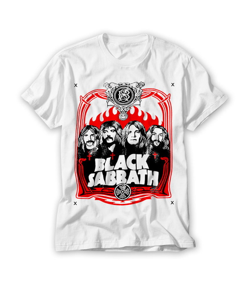 Camiseta Banda de Rock Black Sabbath