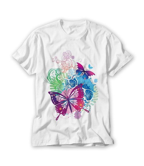 Camiseta Feminina Borboletas