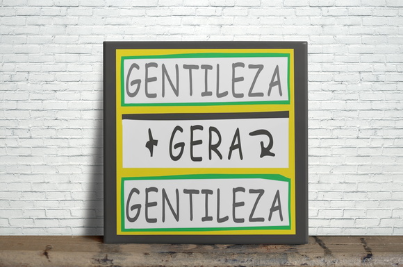 Azulejo Decorativo Gentileza Gera Gentileza