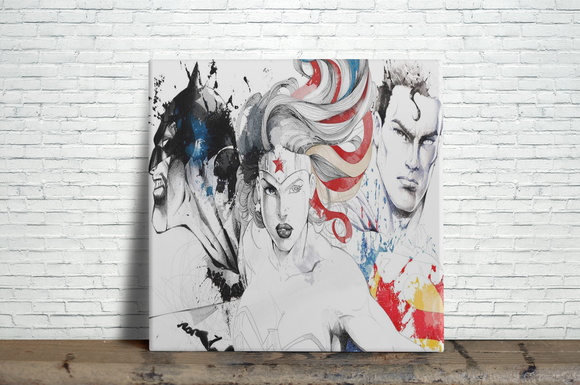 Azulejo Decorativo Super Herois