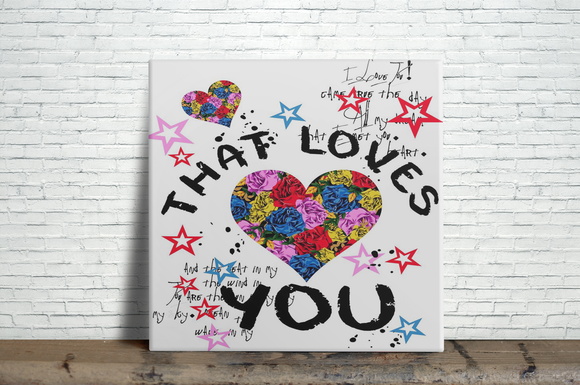Azulejo Decorativo That Loves You