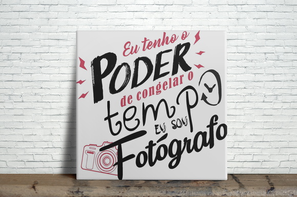 Azulejo Decorativo Eu Sou Fotógrafo