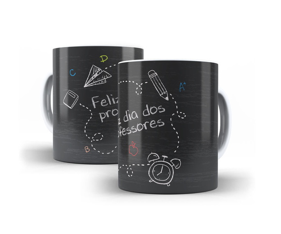 Caneca de Porcelana Feliz Dia dos Professores