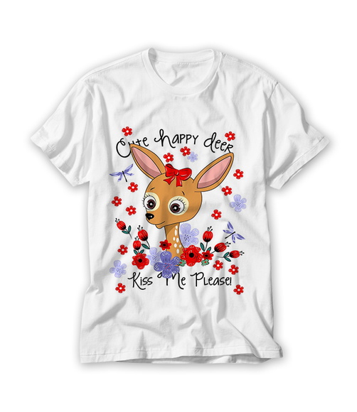 Camiseta Infantil Cute Happy