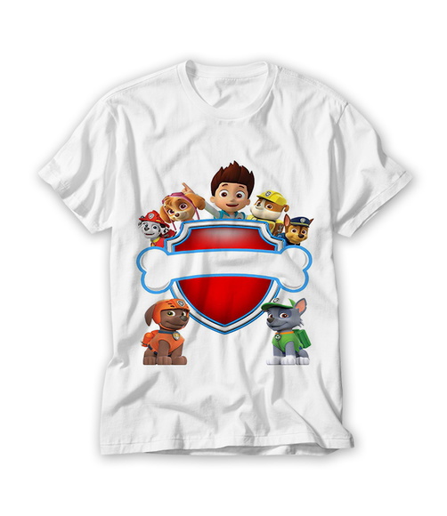 Camiseta Infantil Patrulha Canina - Personalizada