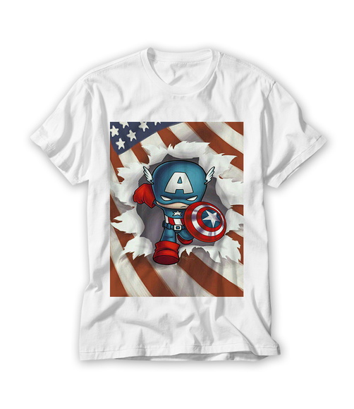 Camiseta Infantil Capitão América