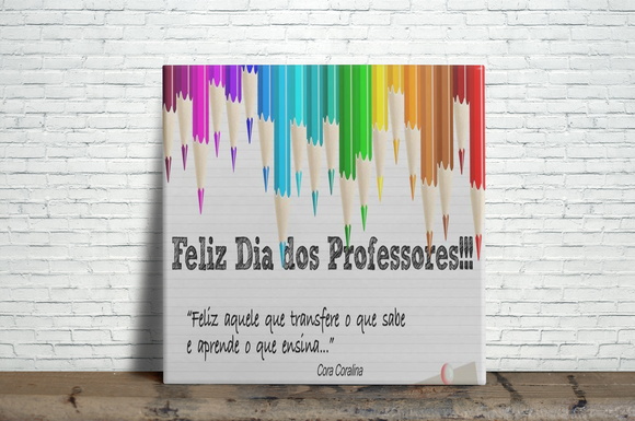 Azulejo Decorativo Feliz Dia dos Professores