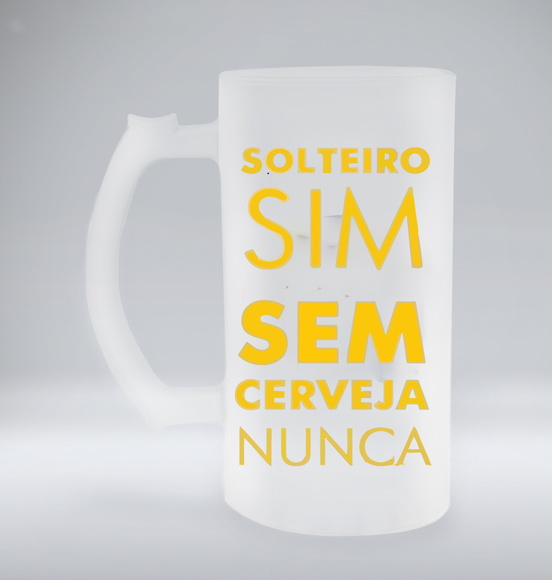 Caneca de Chopp Jateada Engraçada