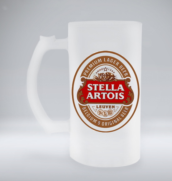 Caneca de Chopp Jateada Stella Artois